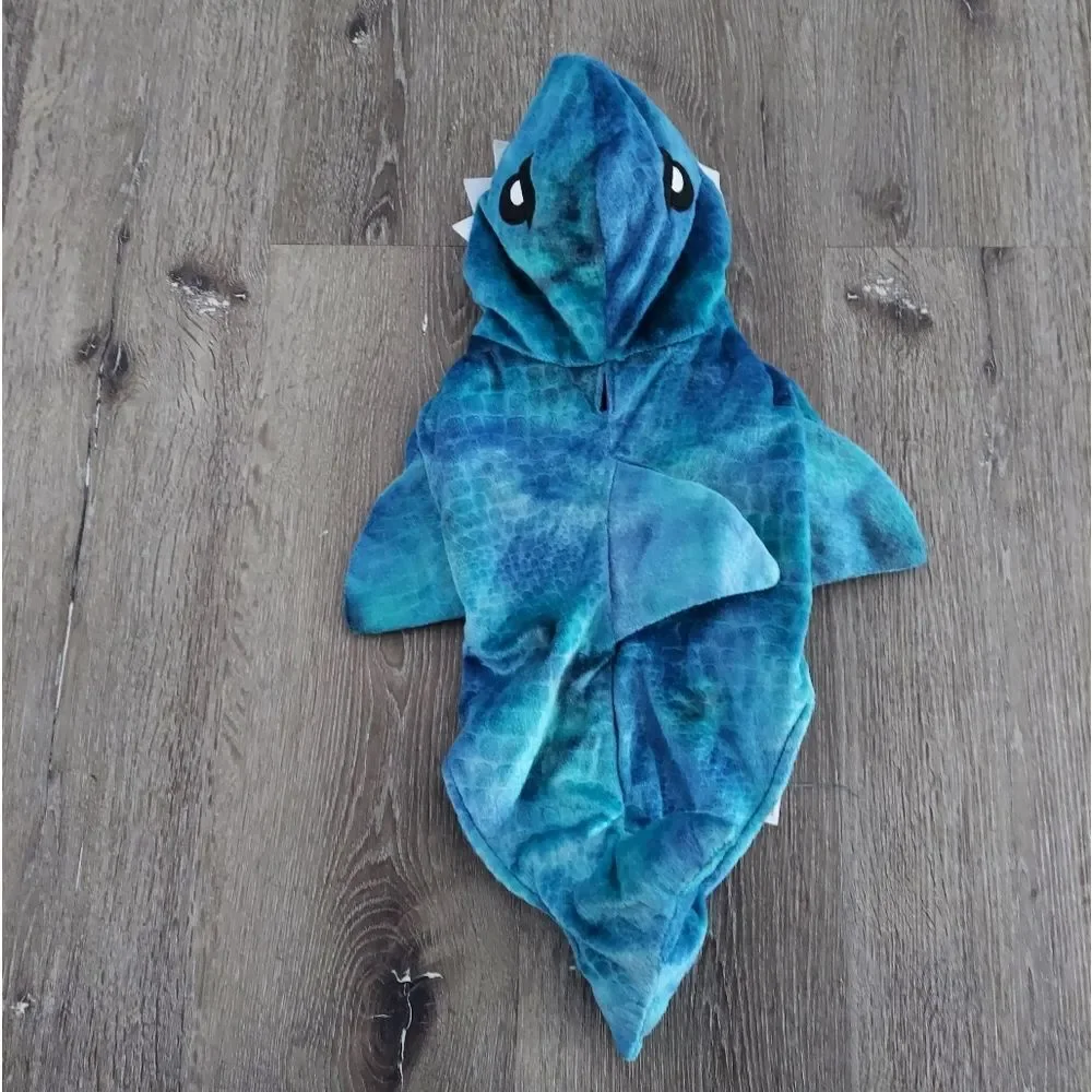 Shark Hooded Pet Halloween Costume Medium